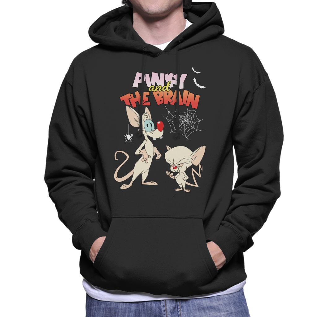 Animaniacs Pinky And The Brain Halloween Creepy Crawlies Men's Hooded Sweatshirt