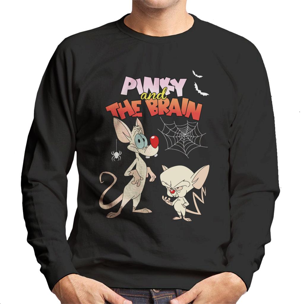 Animaniacs Pinky And The Brain Halloween Creepy Crawlies Men's Sweatshirt