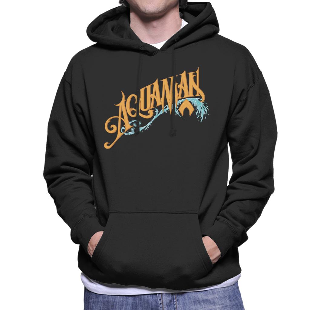 Aquaman Wave Logo Men's Hooded Sweatshirt