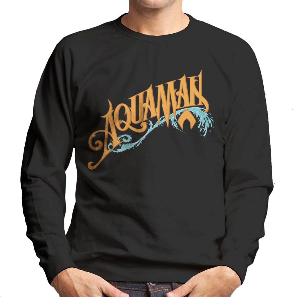 Aquaman Wave Logo Men's Sweatshirt