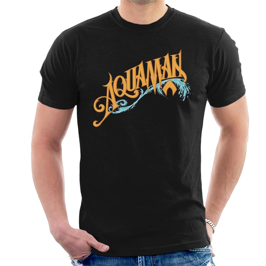 Aquaman Wave Logo Men's T-Shirt