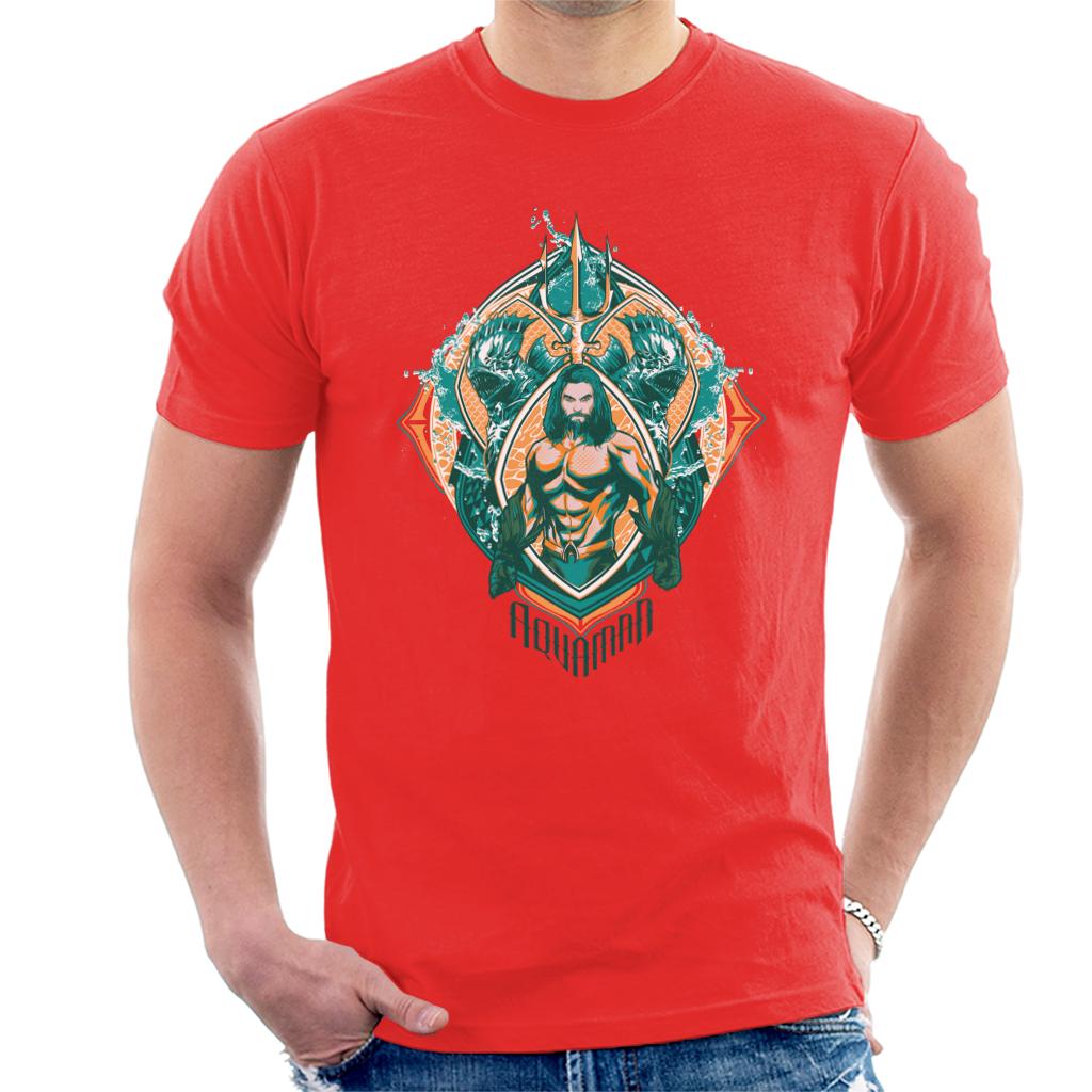 Aquaman Vs Karathen The Sea Monster Men's T-Shirt-ALL + EVERY