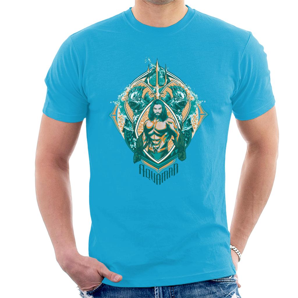 Aquaman Vs Karathen The Sea Monster Men's T-Shirt-ALL + EVERY