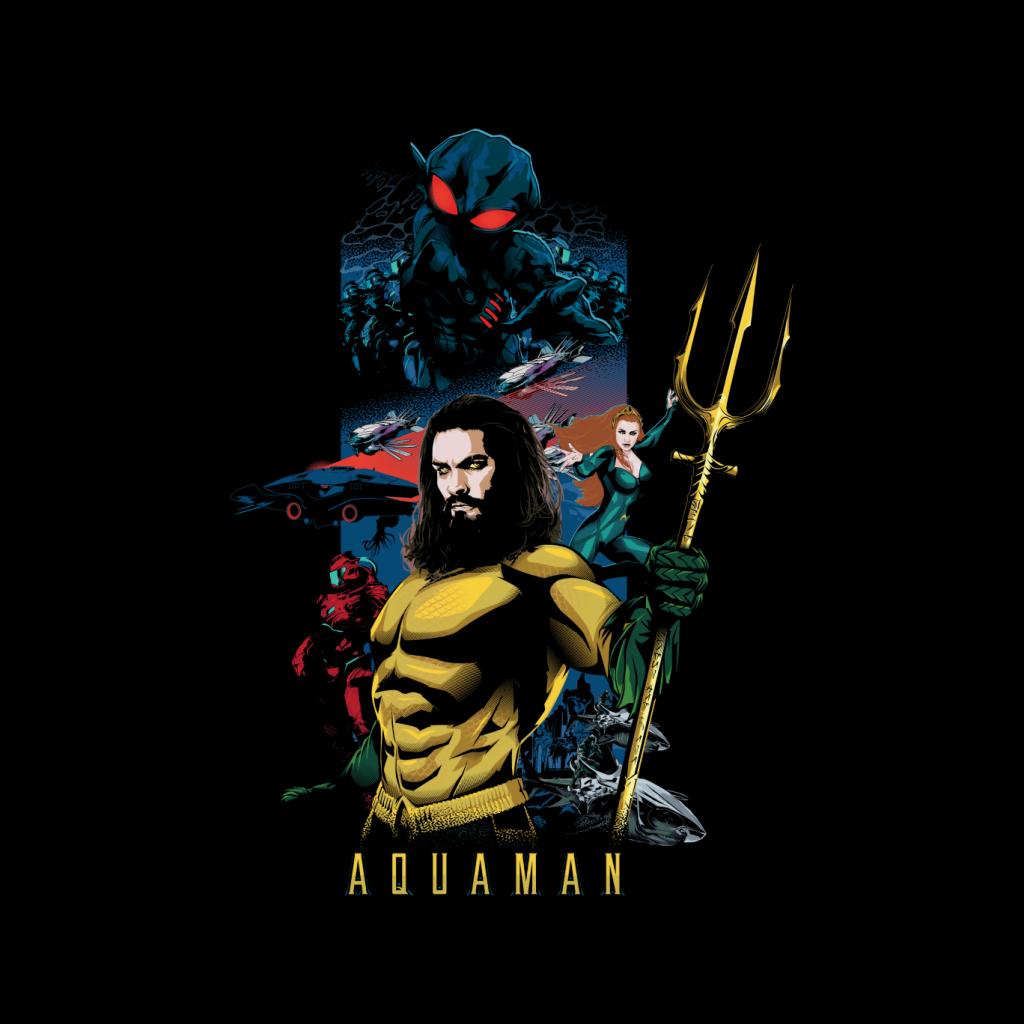 Aquaman Vs Black Manta Kid's T-Shirt-ALL + EVERY