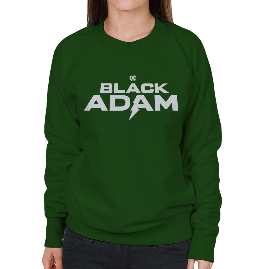 Black Adam Classic Logo Women's Sweatshirt-ALL + EVERY