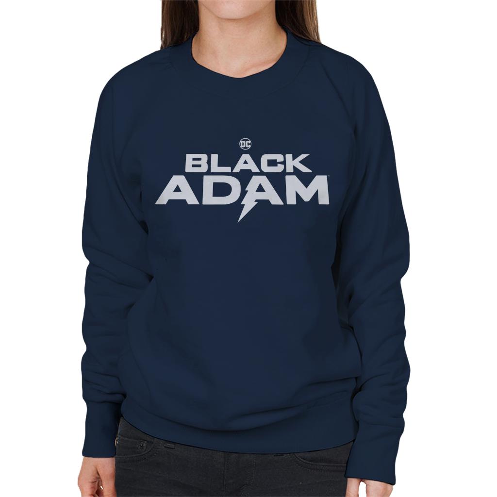 Black Adam Classic Logo Women's Sweatshirt-ALL + EVERY