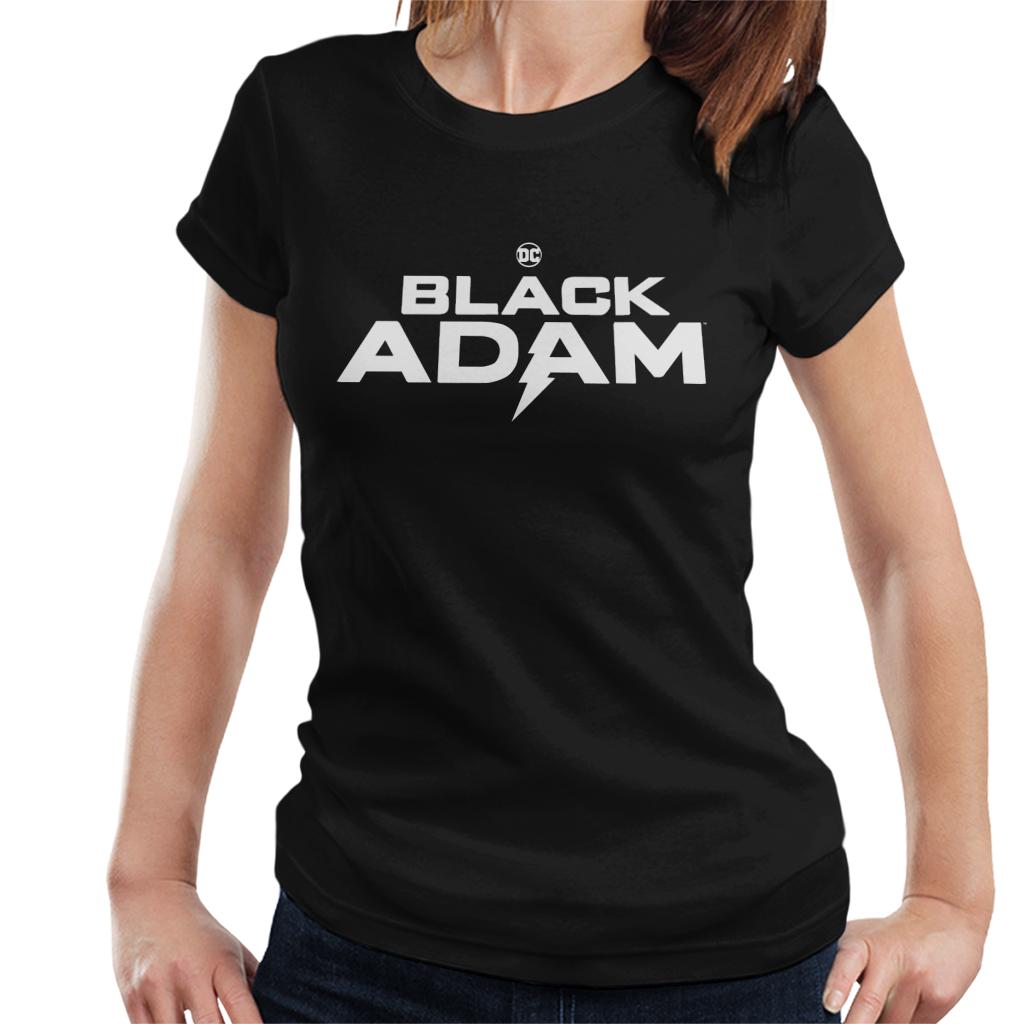 Black Adam Classic Logo Women's T-Shirt-ALL + EVERY