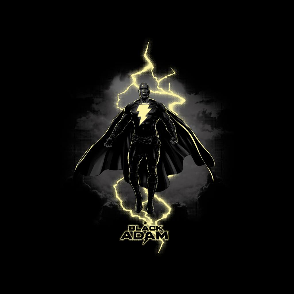 Black Adam Lightning Bolt Women's T-Shirt-ALL + EVERY