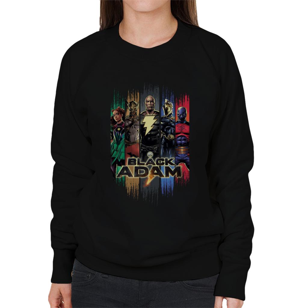 Black Adam And The Justice Society Of America Women's Sweatshirt-ALL + EVERY