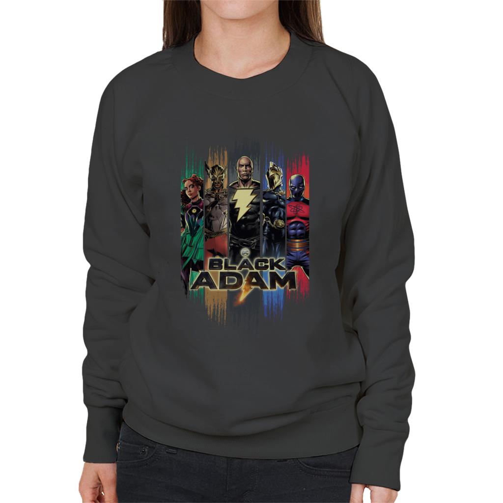 Black Adam And The Justice Society Of America Women's Sweatshirt-ALL + EVERY