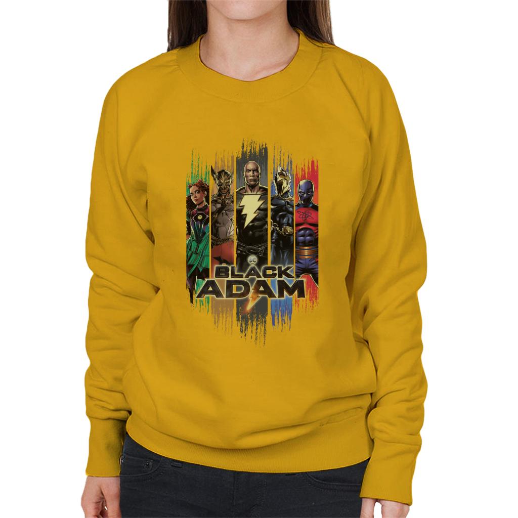 Black Adam And The Justice Society Of America Women's Sweatshirt-ALL + EVERY