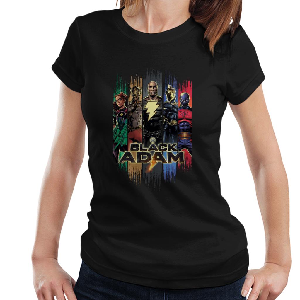 Black Adam And The Justice Society Of America Women's T-Shirt-ALL + EVERY