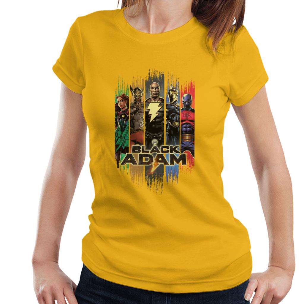 Black Adam And The Justice Society Of America Women's T-Shirt-ALL + EVERY