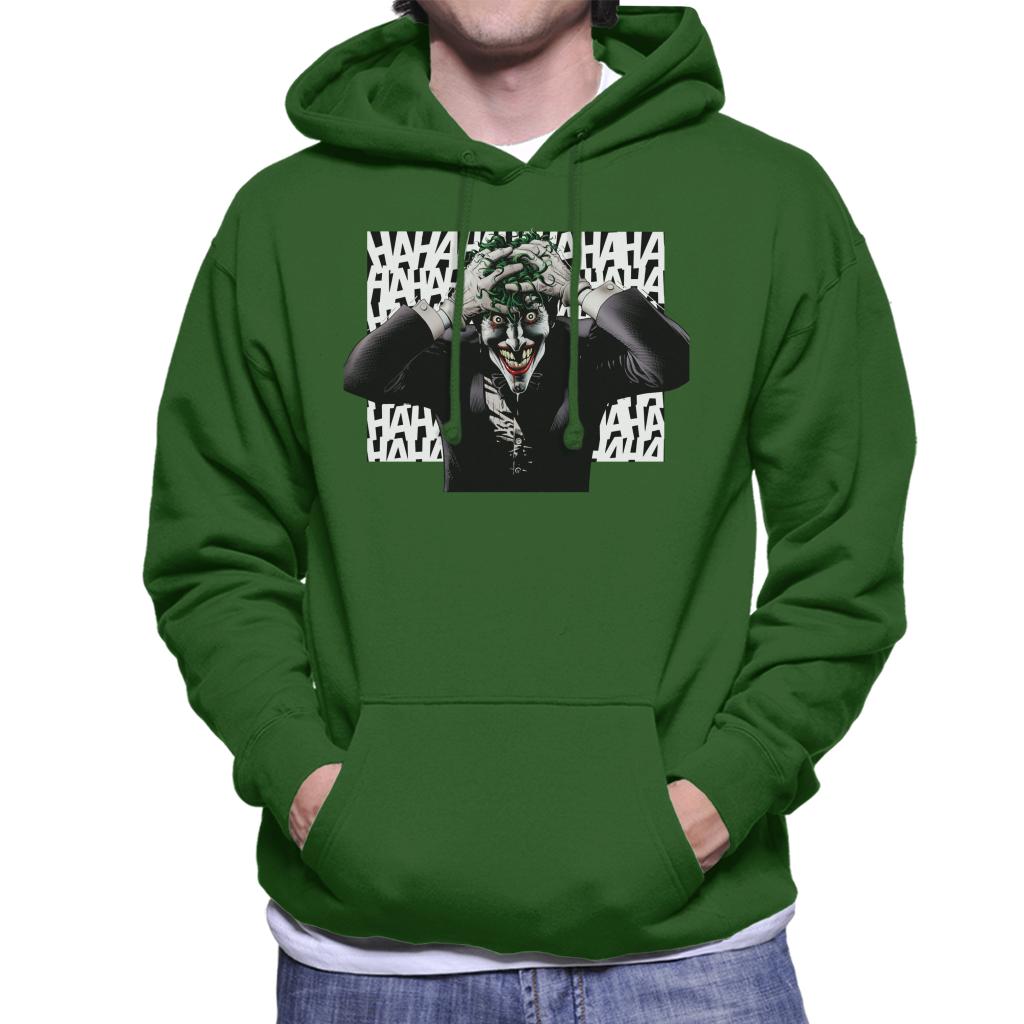 Batman Halloween Joker Hahaha Men's Hooded Sweatshirt-ALL + EVERY