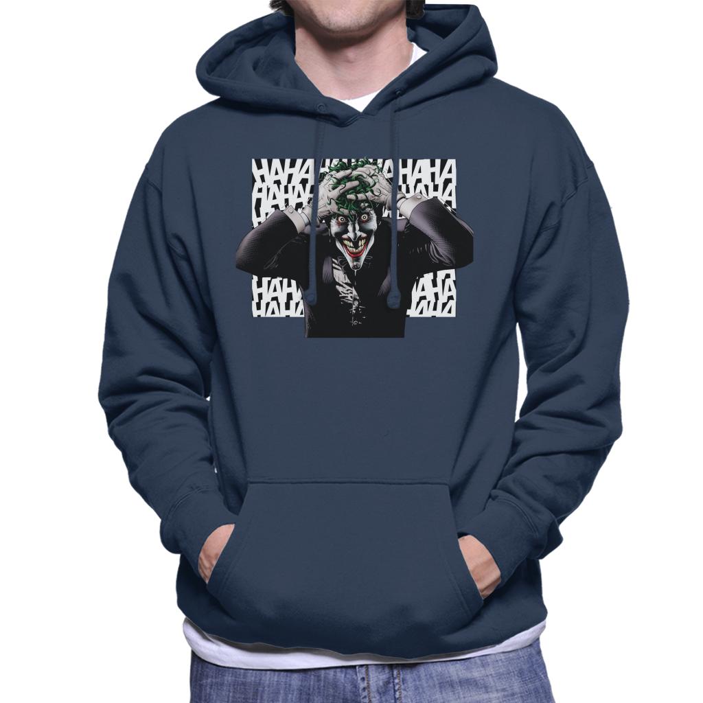 Batman Halloween Joker Hahaha Men's Hooded Sweatshirt-ALL + EVERY