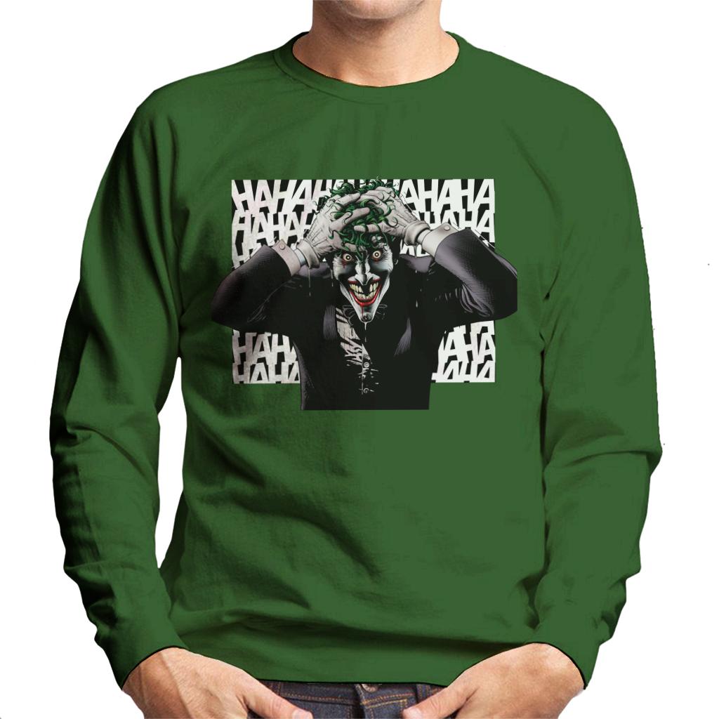 Batman Halloween Joker Hahaha Men's Sweatshirt-ALL + EVERY