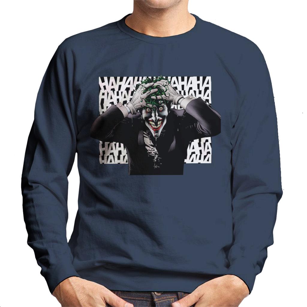 Batman Halloween Joker Hahaha Men's Sweatshirt-ALL + EVERY