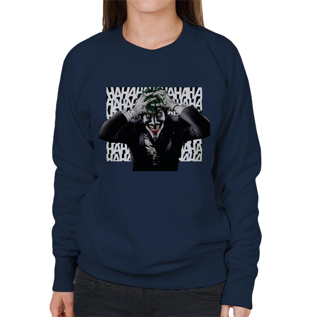 Batman Halloween Joker Hahaha Women's Sweatshirt-ALL + EVERY