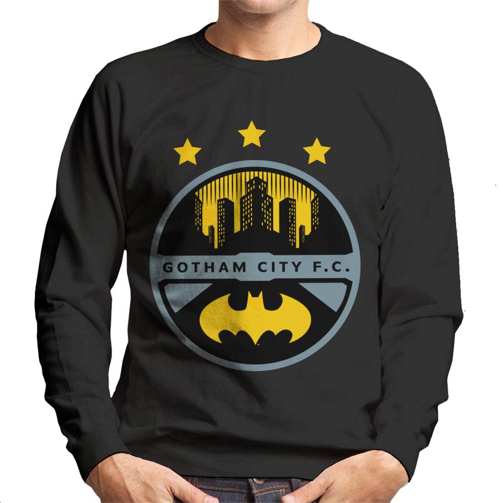 Batman Sports Gotham City FC Badge Men's Sweatshirt-ALL + EVERY