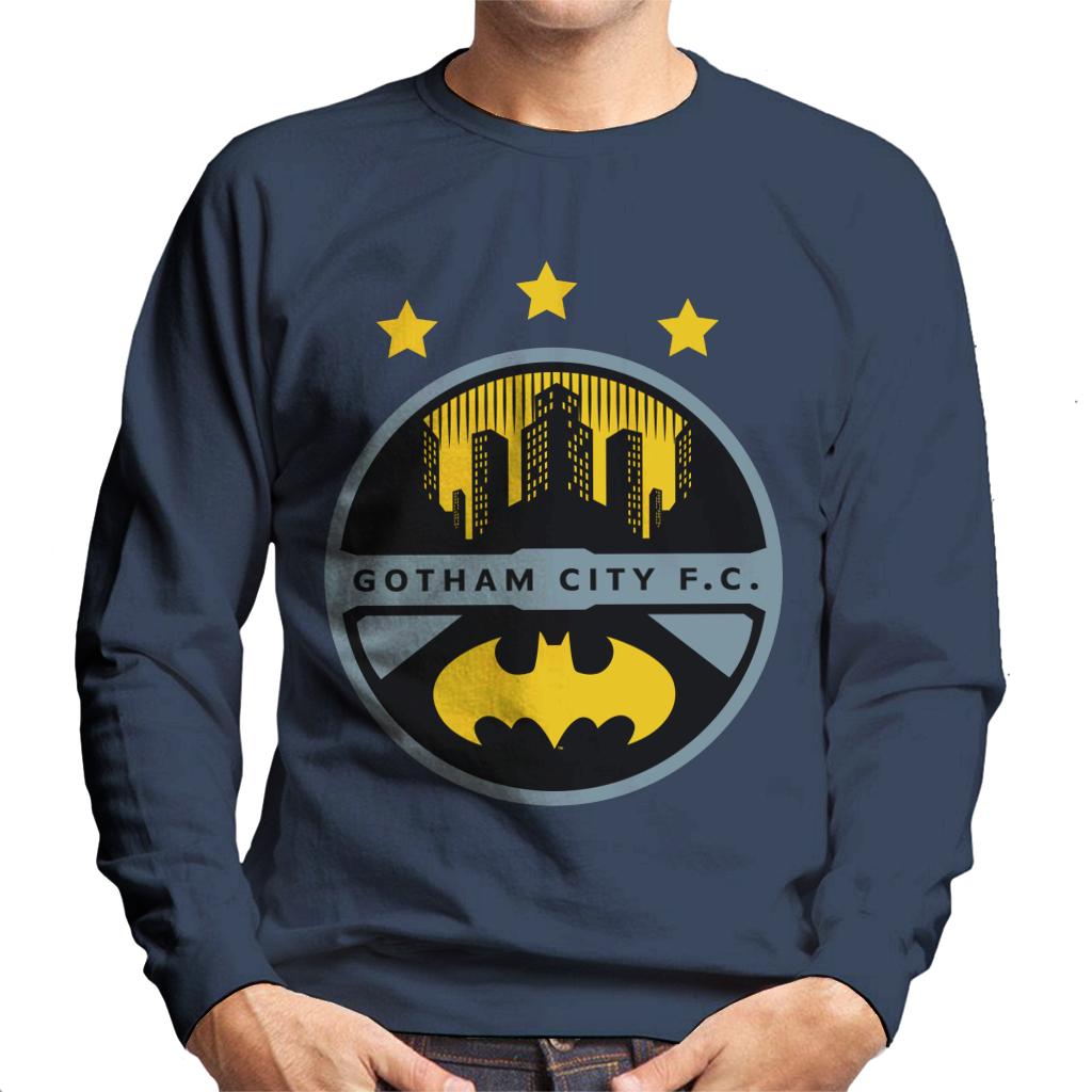 Batman Sports Gotham City FC Badge Men's Sweatshirt-ALL + EVERY