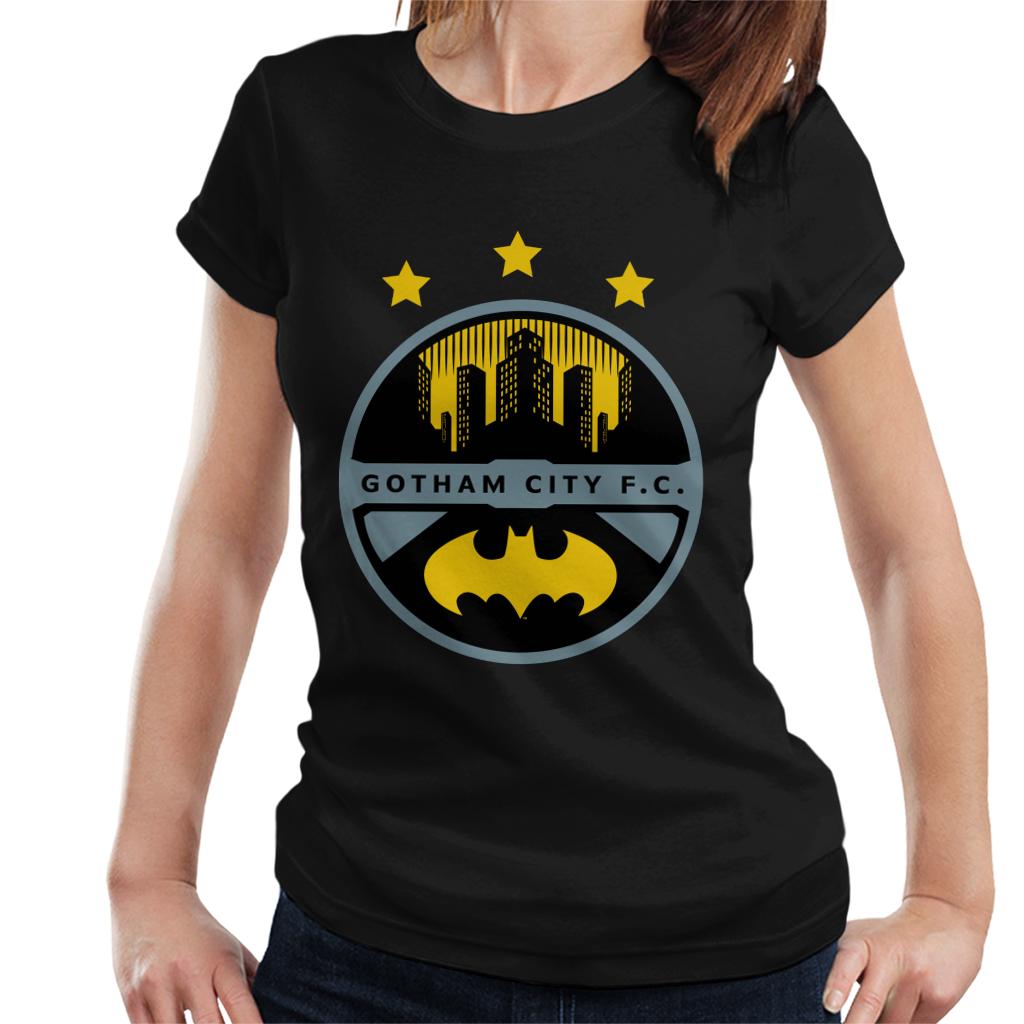 Batman Sports Gotham City FC Badge Women's T-Shirt-ALL + EVERY