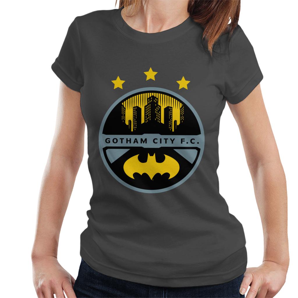 Batman Sports Gotham City FC Badge Women's T-Shirt-ALL + EVERY