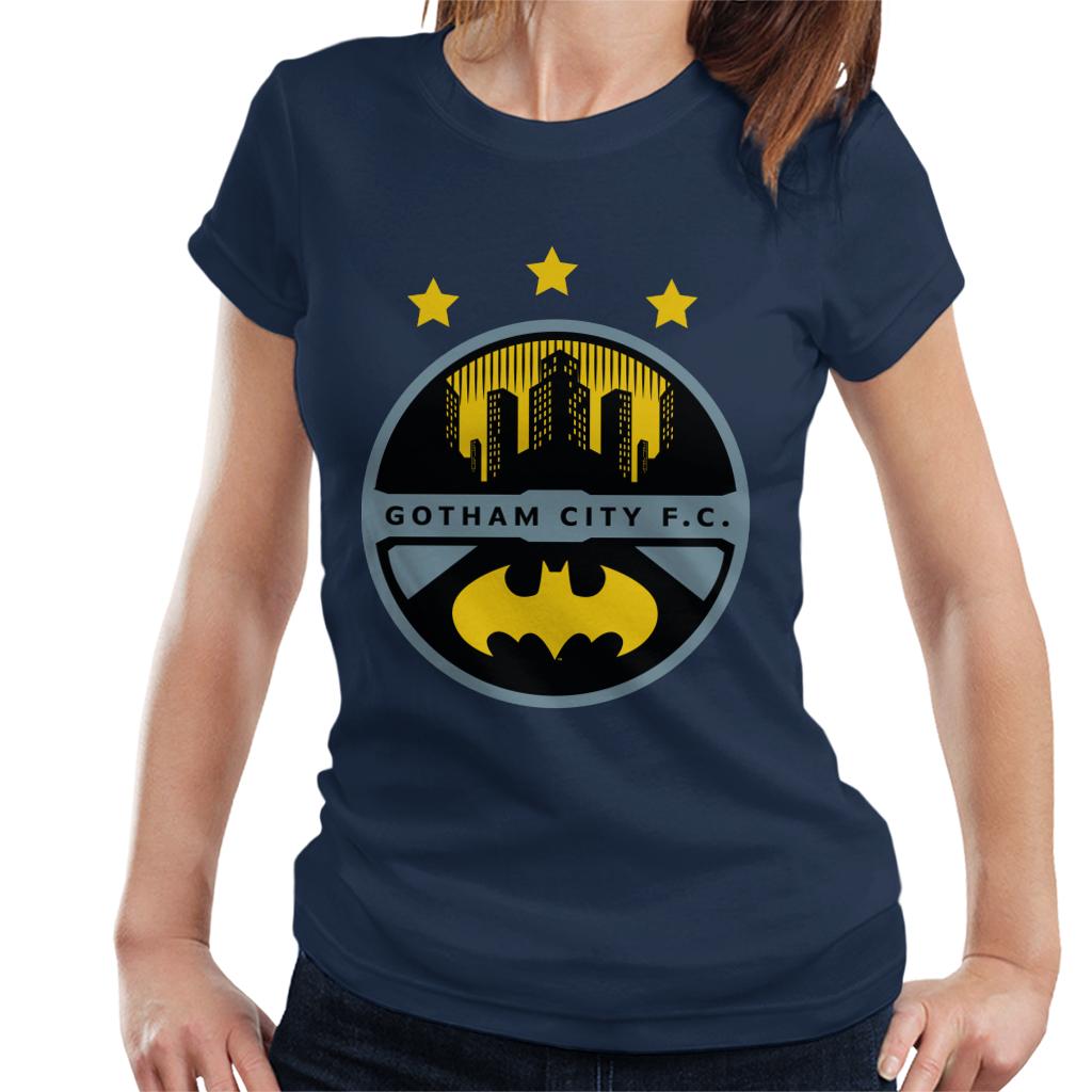 Batman Sports Gotham City FC Badge Women's T-Shirt-ALL + EVERY