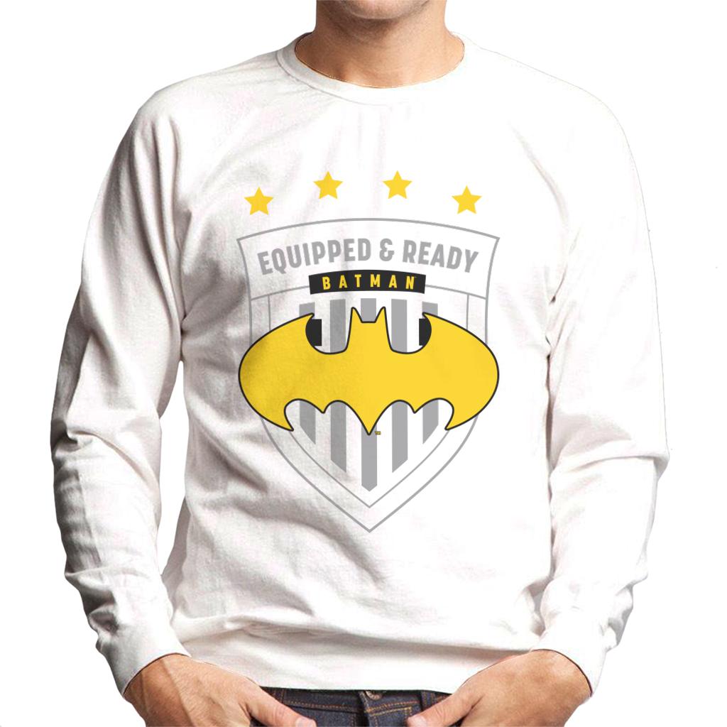 Batman Sports Equipped And Ready Men's Sweatshirt-ALL + EVERY