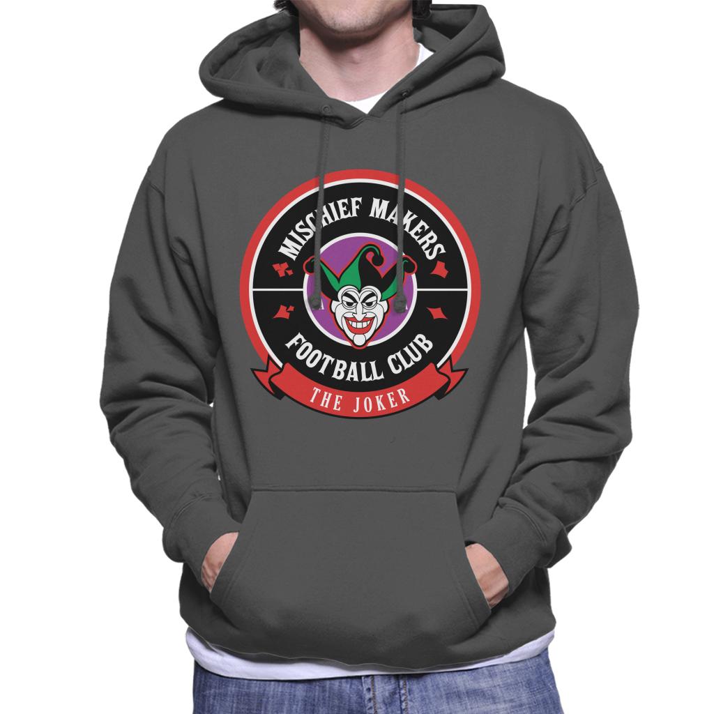 Batman Sports Mischief Makers FC The Joker Men's Hooded Sweatshirt-ALL + EVERY