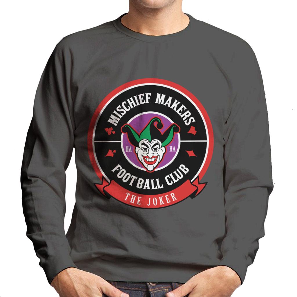 Batman Sports Mischief Makers FC The Joker Men's Sweatshirt-ALL + EVERY