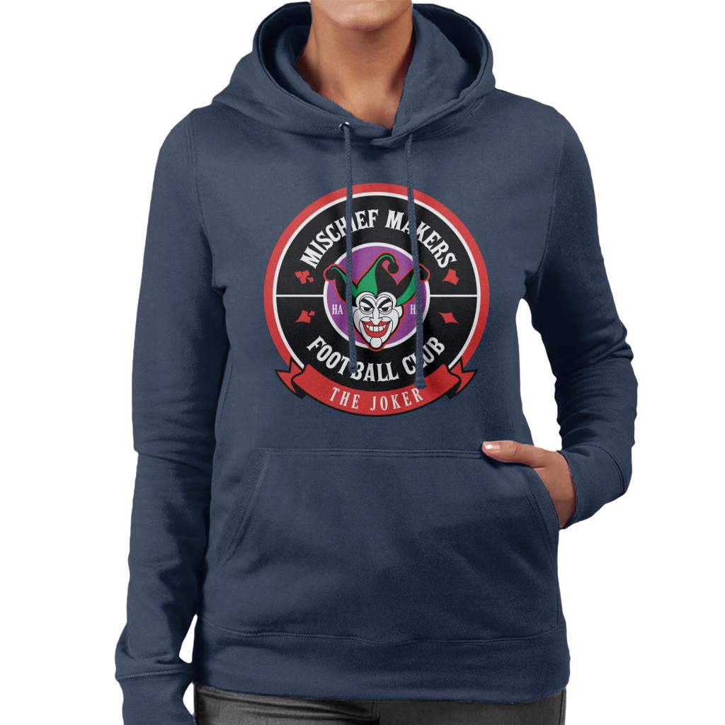 Batman Sports Mischief Makers FC The Joker Women's Hooded Sweatshirt-ALL + EVERY