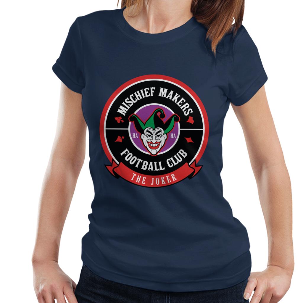 Batman Sports Mischief Makers FC The Joker Women's T-Shirt-ALL + EVERY