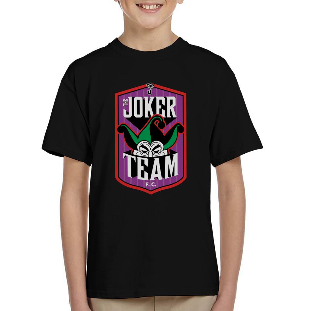 Batman Sports The Joker FC Team Kid's T-Shirt-ALL + EVERY