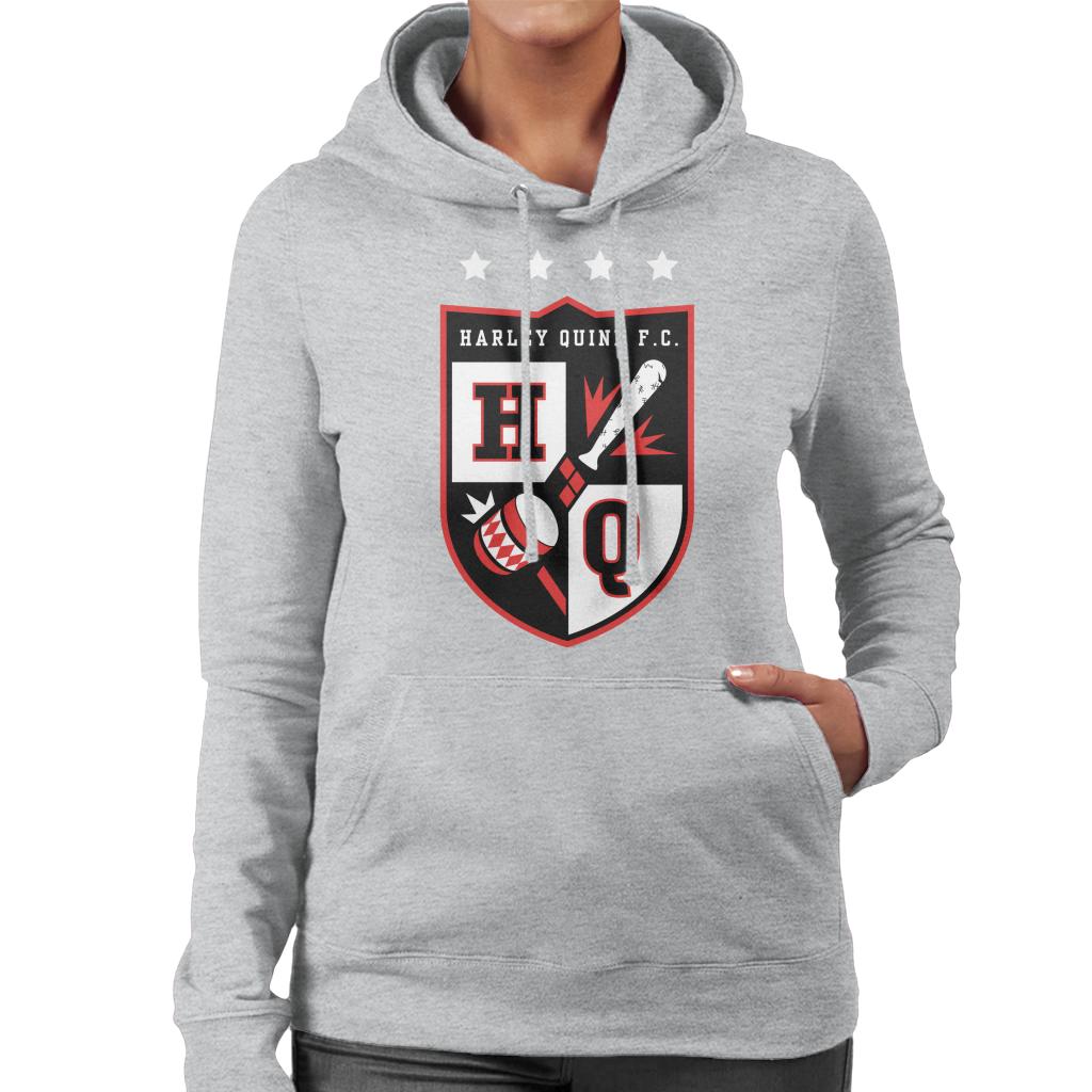 Batman Sports Harley Quinn FC Women's Hooded Sweatshirt-ALL + EVERY