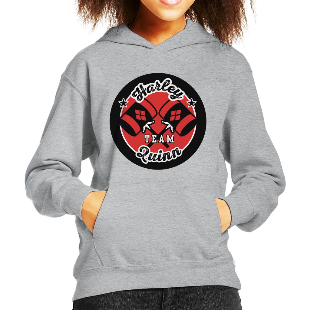 Batman Sports Harley Quinn Team Kid's Hooded Sweatshirt-ALL + EVERY