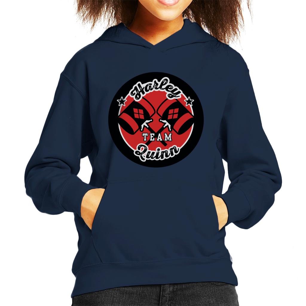 Batman Sports Harley Quinn Team Kid's Hooded Sweatshirt-ALL + EVERY