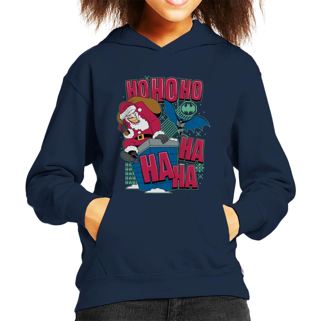 Batman Christmas Joker Ho Ho Ho Ha Ha Ha Kid's Hooded Sweatshirt