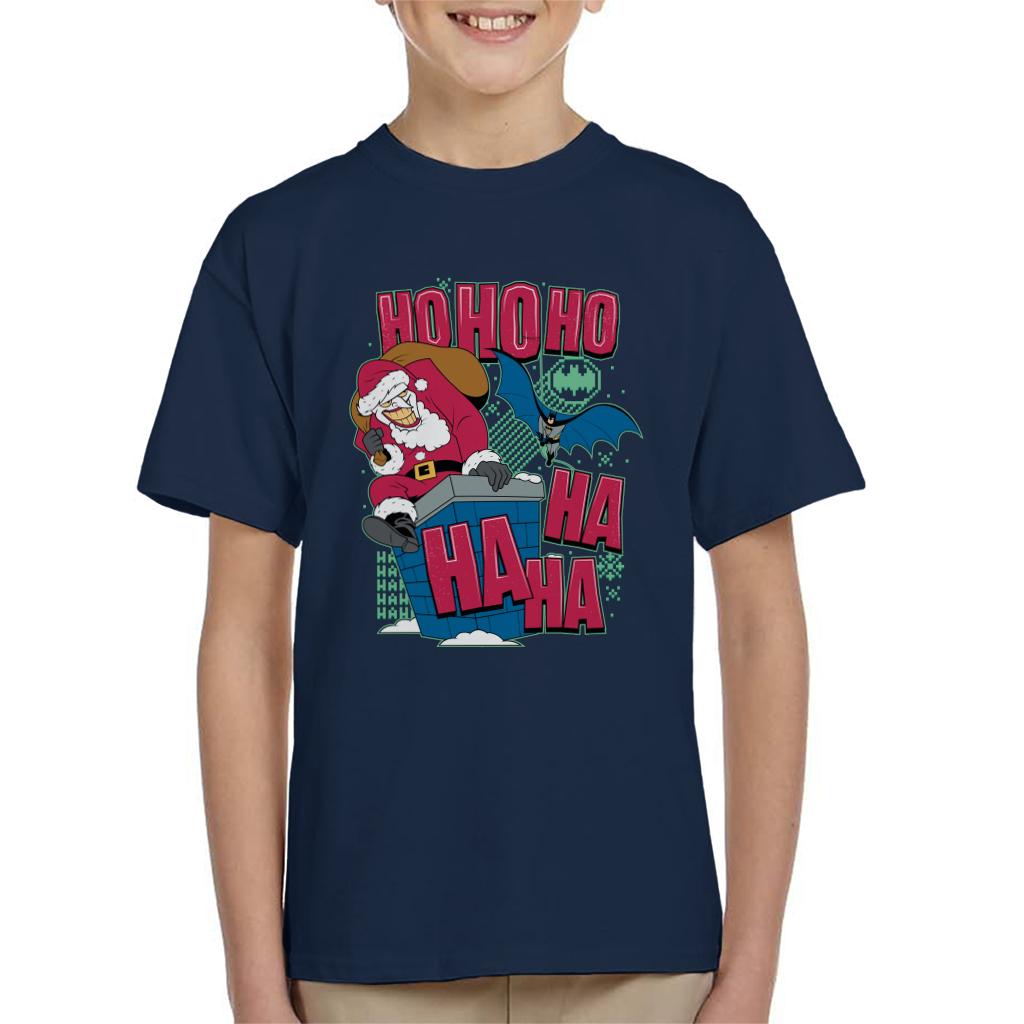 Batman Christmas Joker Ho Ho Ho Ha Ha Ha Kid's T-Shirt