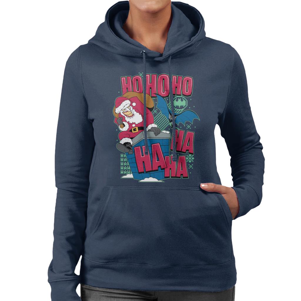 Batman Christmas Joker Ho Ho Ho Ha Ha Ha Women's Hooded Sweatshirt