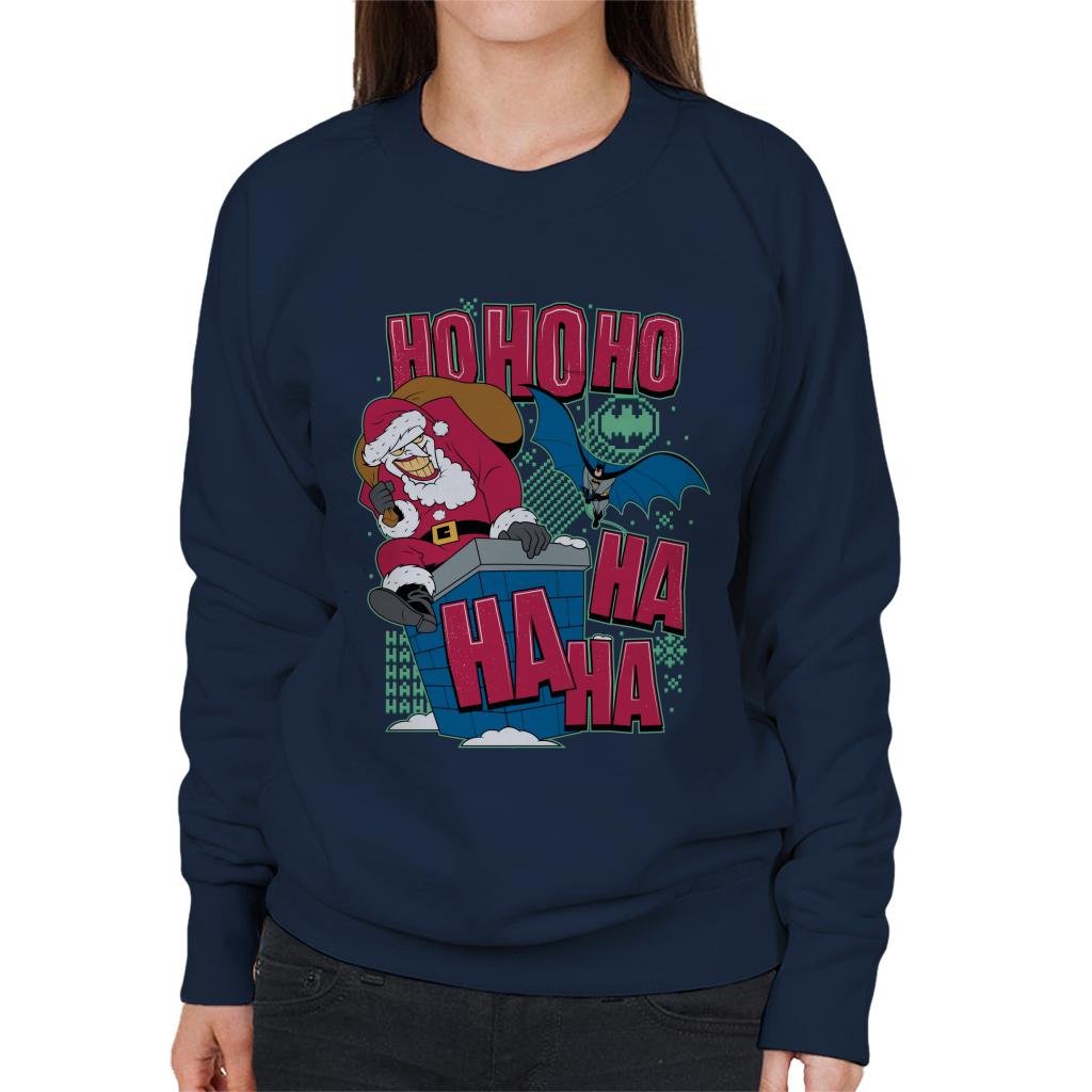 Batman Christmas Joker Ho Ho Ho Ha Ha Ha Women's Sweatshirt