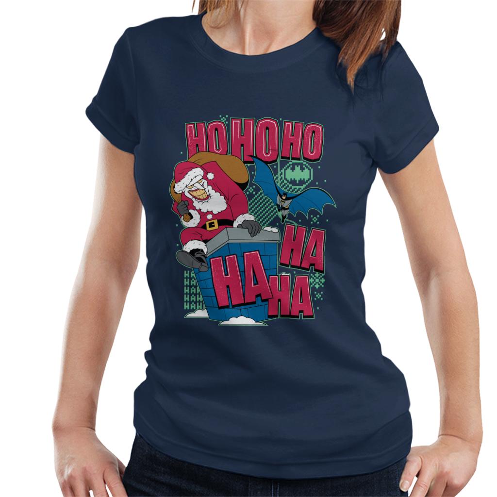 Batman Christmas Joker Ho Ho Ho Ha Ha Ha Women's T-Shirt