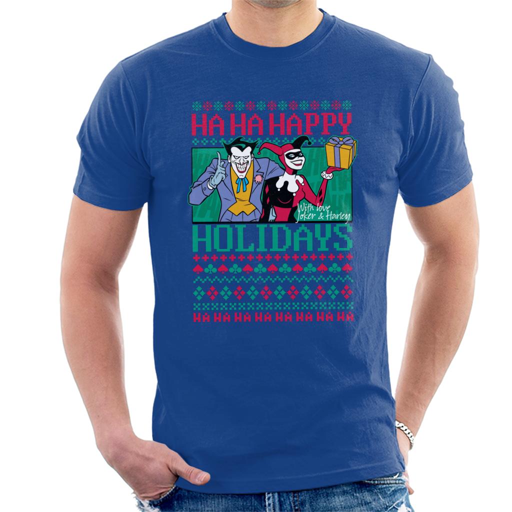 Batman Christmas The Joker Haha Happy Holiday Men's T-Shirt