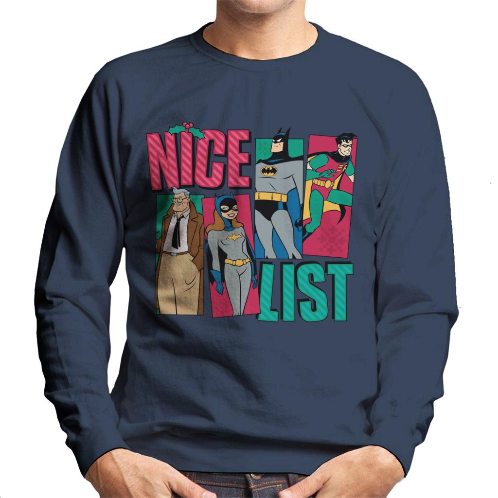 Batman Christmas Nice List Men's Sweatshirt