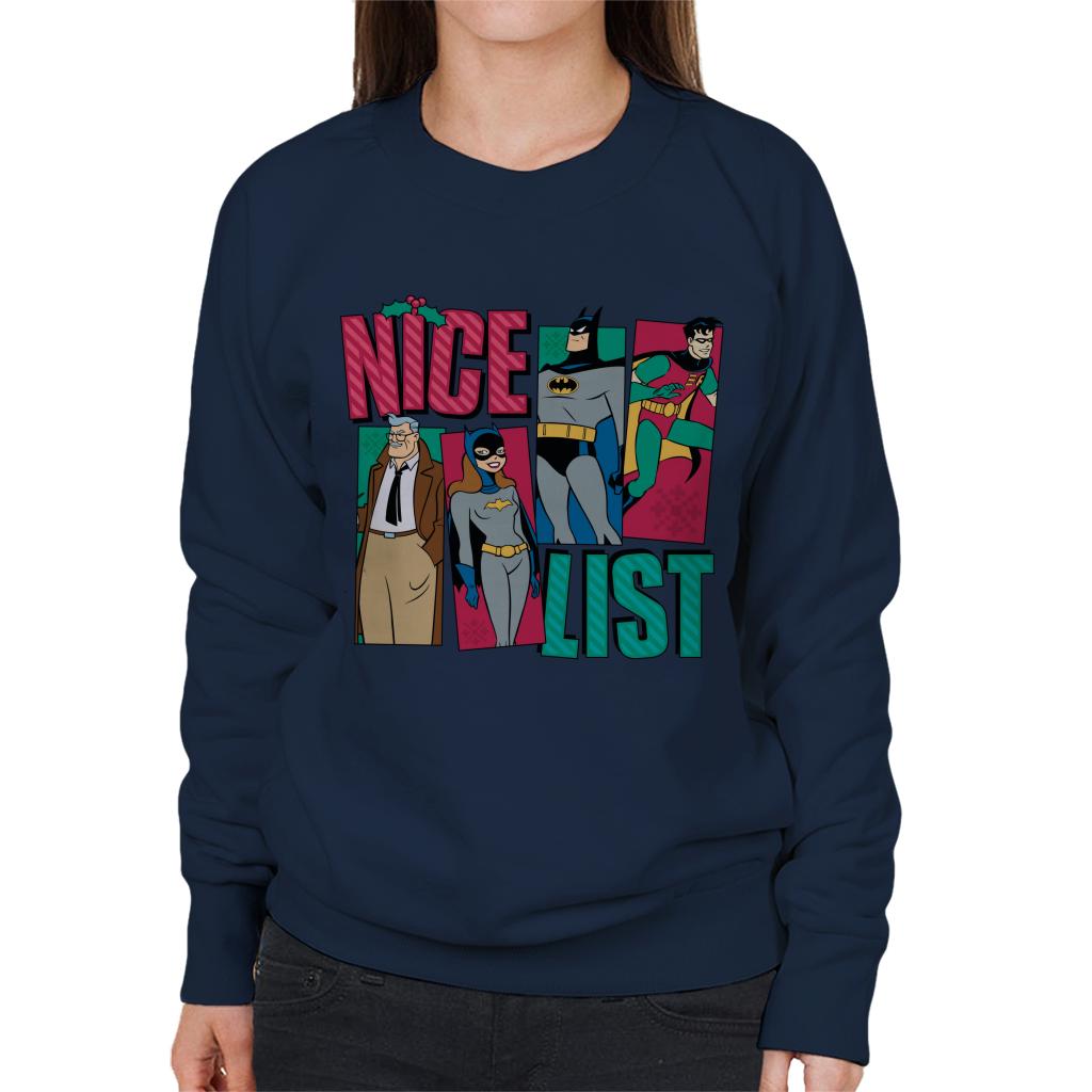 Batman Christmas Nice List Women's Sweatshirt