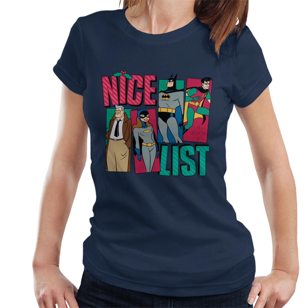 Batman Christmas Nice List Women's T-Shirt