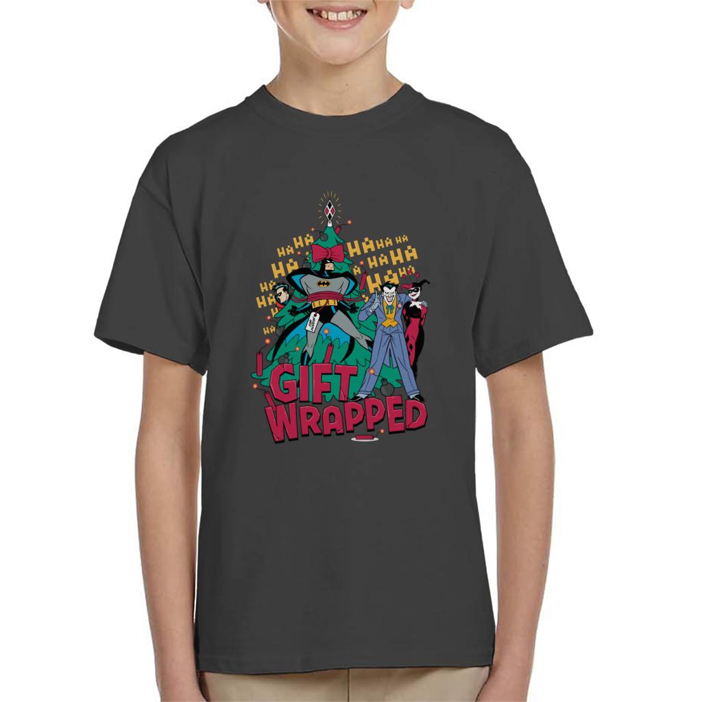 Batman Christmas Joker I Gift Wrapped Kid's T-Shirt