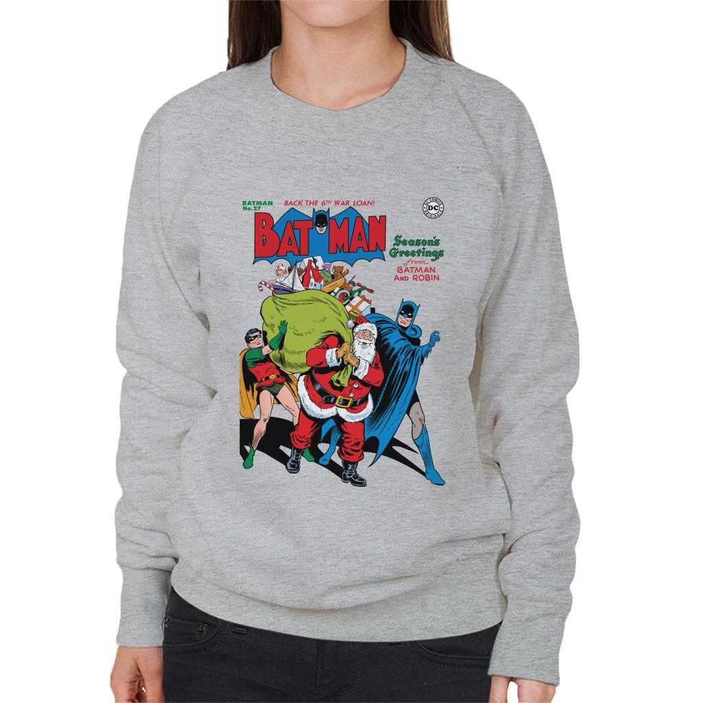 Batman Christmas Seasons Greetings Women's Sweatshirt