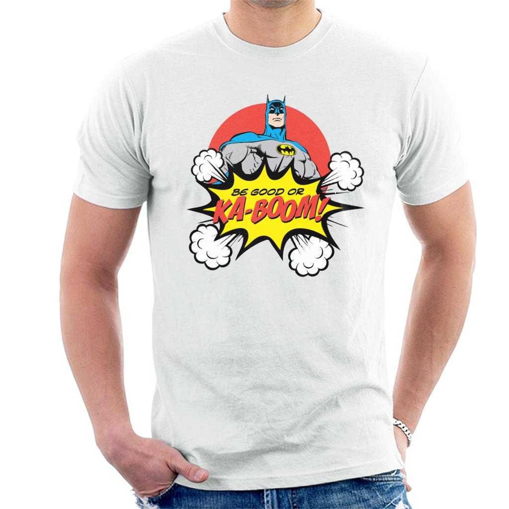 Batman Christmas Be Good Or Ka Boom Men's T-Shirt