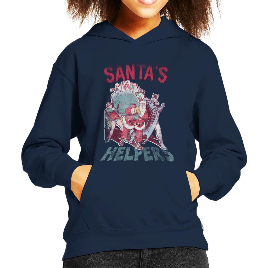 Batman Christmas Santa's Helpers Kid's Hooded Sweatshirt