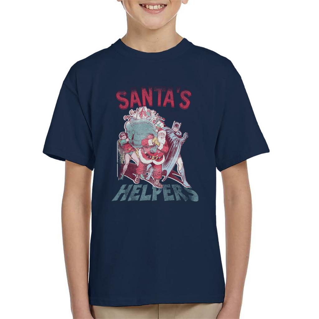 Batman Christmas Santa's Helpers Kid's T-Shirt